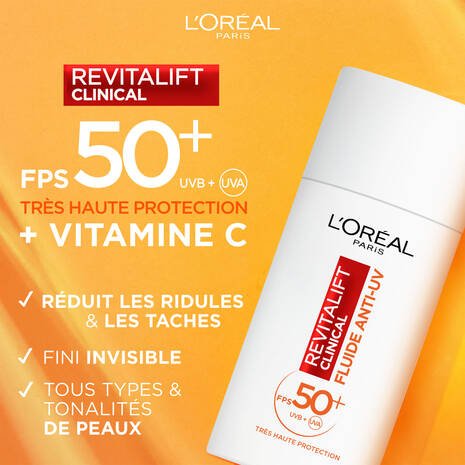 L’Oréal Revitalift Clinical Vitamine C Fluide FPS 50+ – Image 2